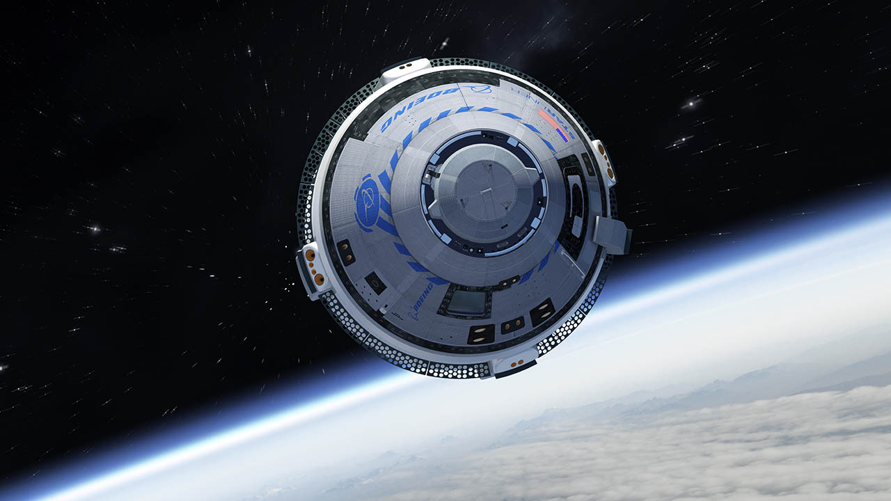 Starliner in space