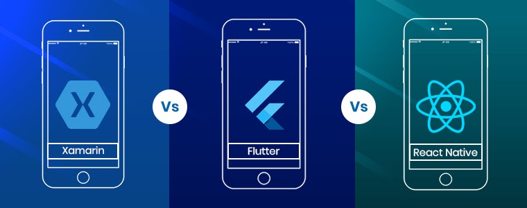 xamarin, flutter, react native comparison