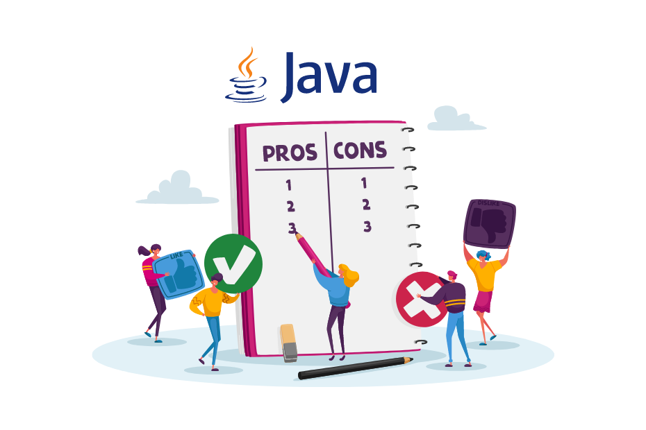 pros and cons of java